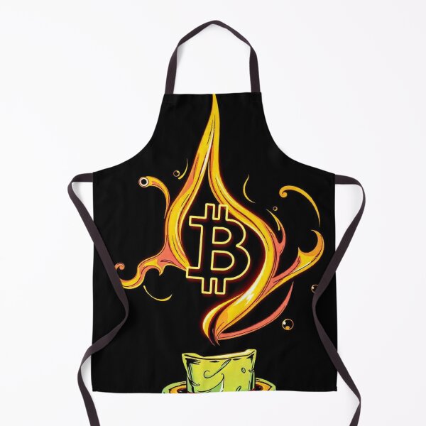 Item preview, Bitcoin in a Candle Flame designed and sold by Azrabi.