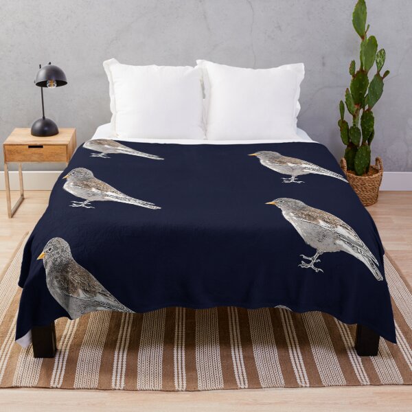 Item preview, White-winged Alpine Snowfinch White Alternate Design designed and sold by designsasstultd.