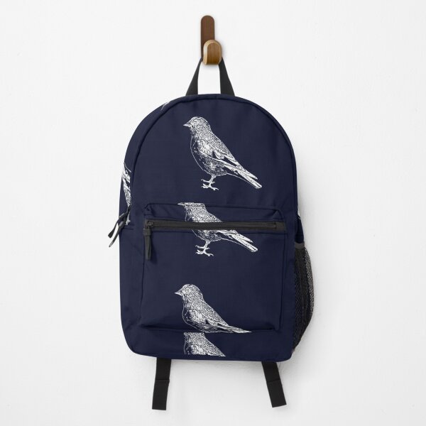 Item preview, White-winged Alpine Snowfinch White Design designed and sold by designsasstultd.