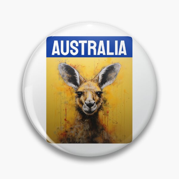 Item preview, Australia art blue designed and sold by VRedBaller.