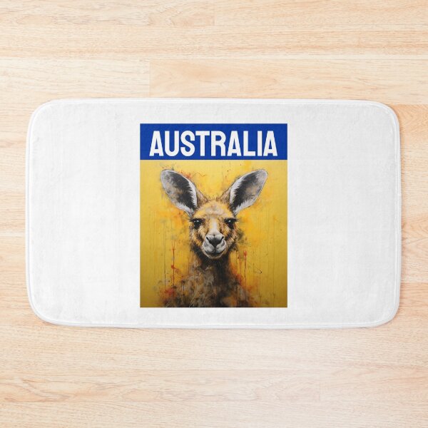 Item preview, Australia art blue designed and sold by VRedBaller.