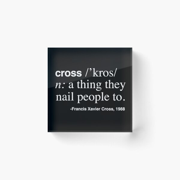 Item preview, Cross Definition WH designed and sold by Pop Culture Shirts.