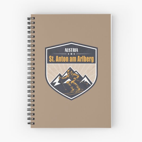 Item preview, St. Anton am Arlberg Austria Winter Skiing Design designed and sold by CynthiaGraphics.