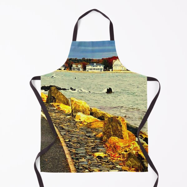 Item preview, Compo Beach Westport, CT (Blue) Sam's Seascape Series designed and sold by GiftsbyNaomi.