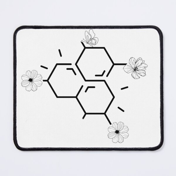Item preview, Science lovers chemical compound eith flowers designed and sold by Safa  Reda.