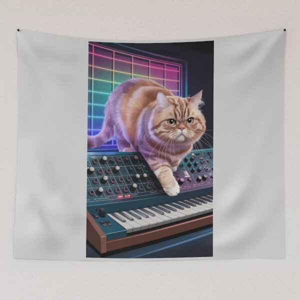 Item preview, Cats & Synthesizers 7 designed and sold by Mono.fi Studios.