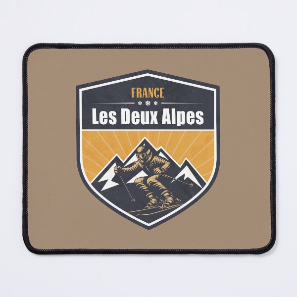 Item preview, Les Deux Alpes France Winter Skiing Design designed and sold by CynthiaGraphics.