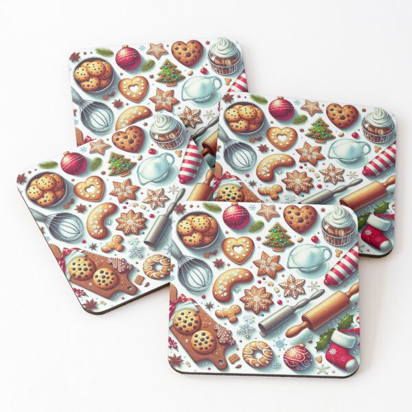 Item preview, Festive Christmas Cookie Art & Gingerbread, Ornaments & Holiday Baking Essentials designed and sold by drip.design.co.