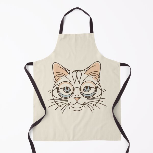 Artikelvorschau, Minimalistische Katze mit Brille entworfen und verkauft von mariacatsfan.