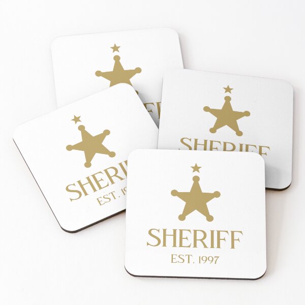 Item preview, Sheriff gold b designed and sold by VRedBaller.