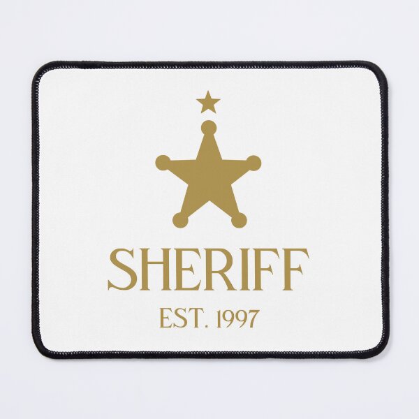 Item preview, Sheriff gold b designed and sold by VRedBaller.