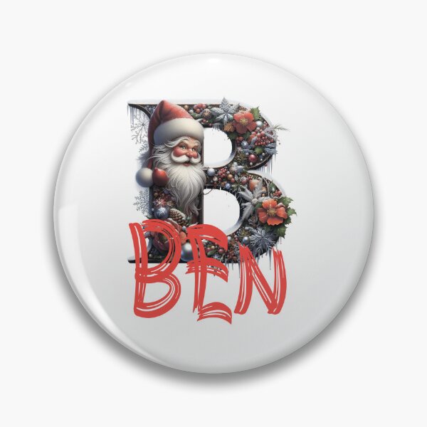 Item preview, Name Ben. My name is Ben. Winter initial. designed and sold by MagelliShop.