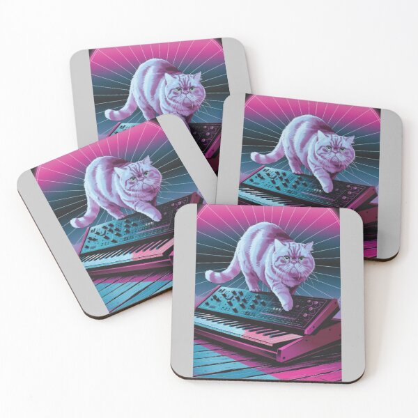 Item preview, Cats & Synthesizers 8 designed and sold by Mono.fi Studios.
