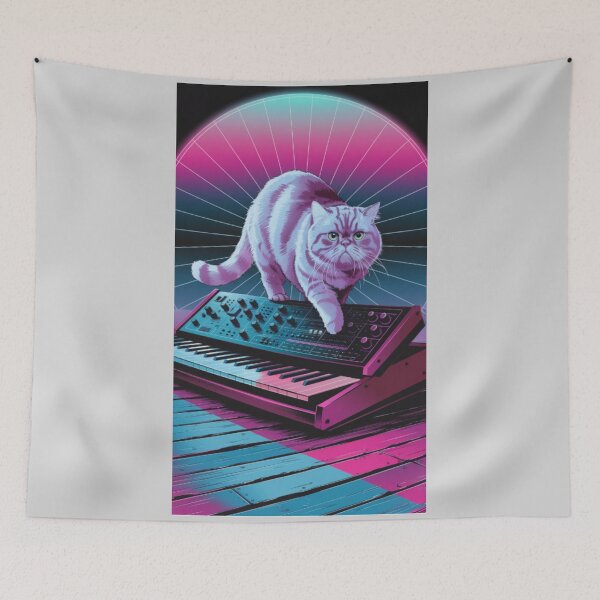 Item preview, Cats & Synthesizers 8 designed and sold by Mono.fi Studios.