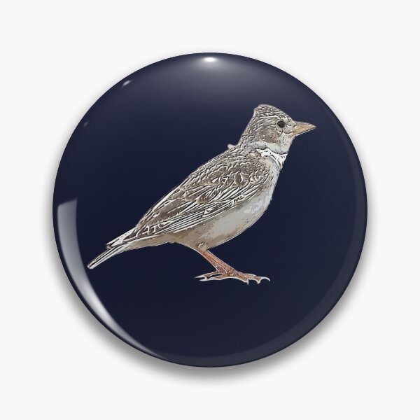 Item preview, Calandra Lark White Alternate Design  designed and sold by designsasstultd.