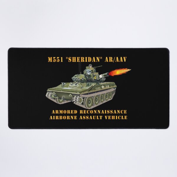 Item preview, M551 Sheridan - Firing - AR-AAV designed and sold by Military Insignia Products.