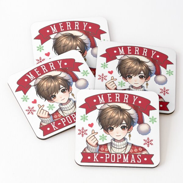 Item preview, Feliz Navidad K-pop, linda Navidad para los ídolos del Kpop designed and sold by Hyunnibear.