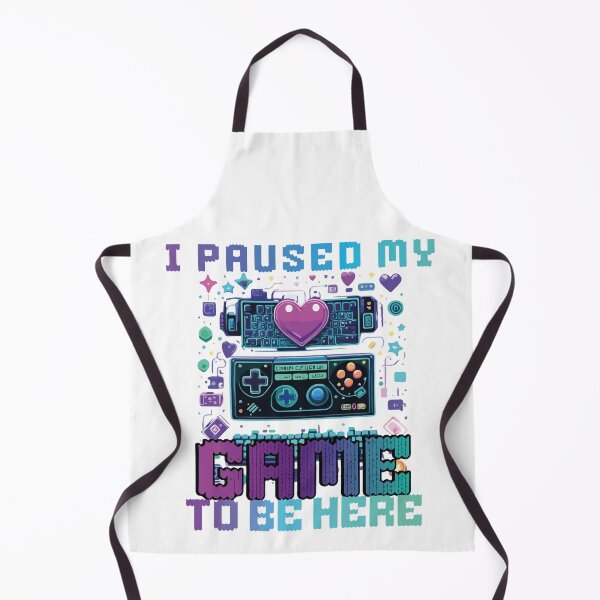 Item preview, I Paused My Game to Be Here - Gaming Quote Design designed and sold by rayaARTs.