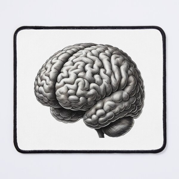 Item preview, Anatomical Brain Sketch designed and sold by Porosenok.