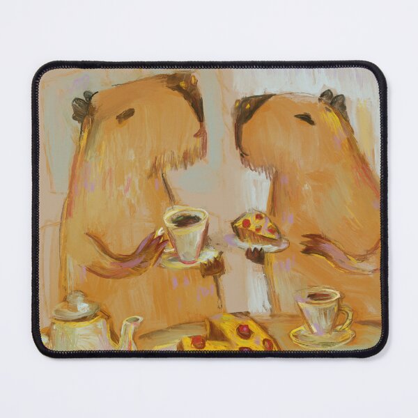 Item preview, capybaras enjoying some tea designed and sold by guilhernunes.