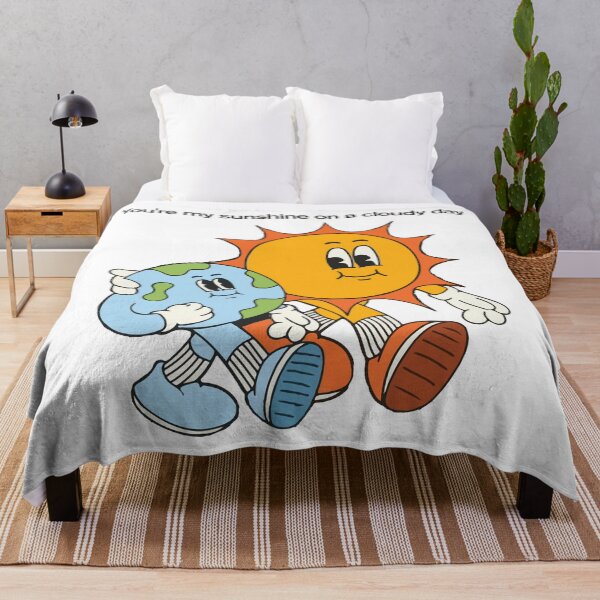 Item preview, You Set My World on Fire - Cute Earth and Sun Illustration designed and sold by -DEEWOLF-.