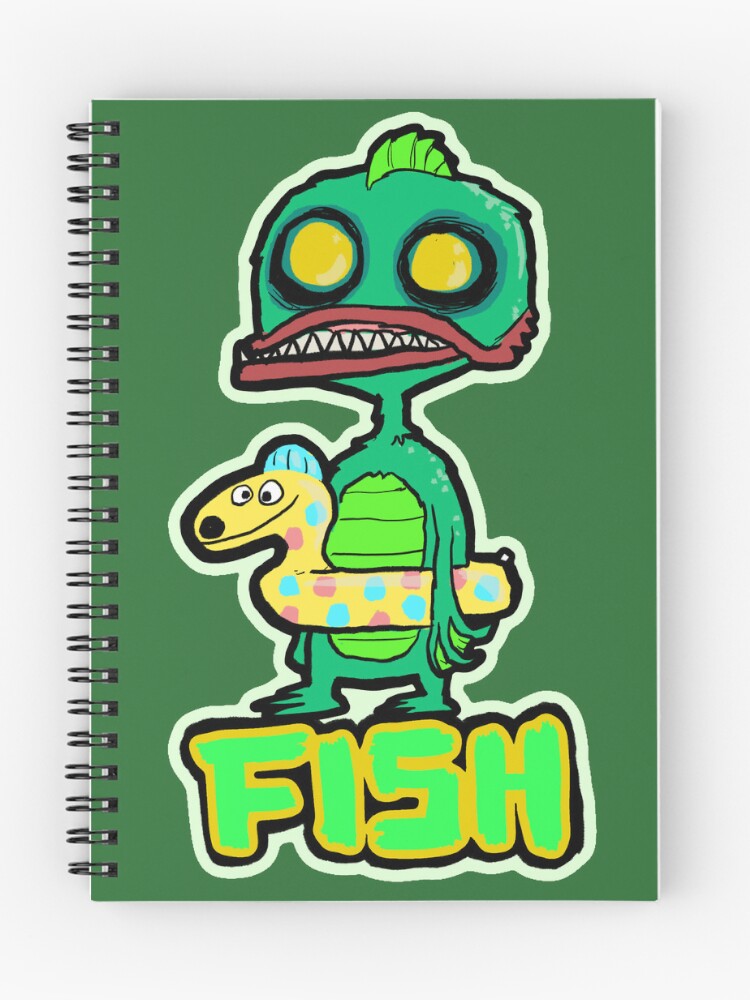 Thumbnail 1 of 3, Journal, Fish Monster designed and sold by sideshowmonkey.