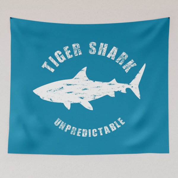Item preview, Tiger Shark - Unpredictable, Unique designed and sold by villacreativa.