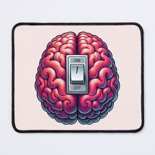 Item preview, Brain with On/Off Switch designed and sold by Porosenok.