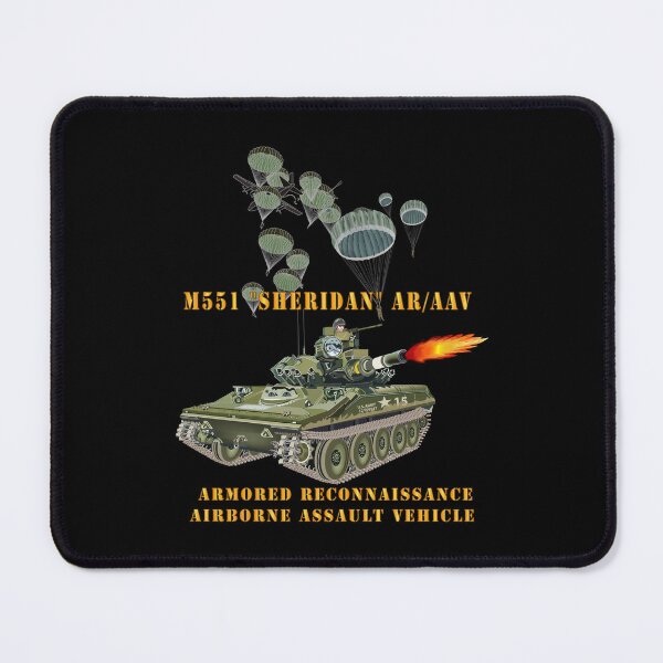 Item preview, M551 Sheridan - Firing - ARV-AAV w Paratroopers designed and sold by Military Insignia Products.