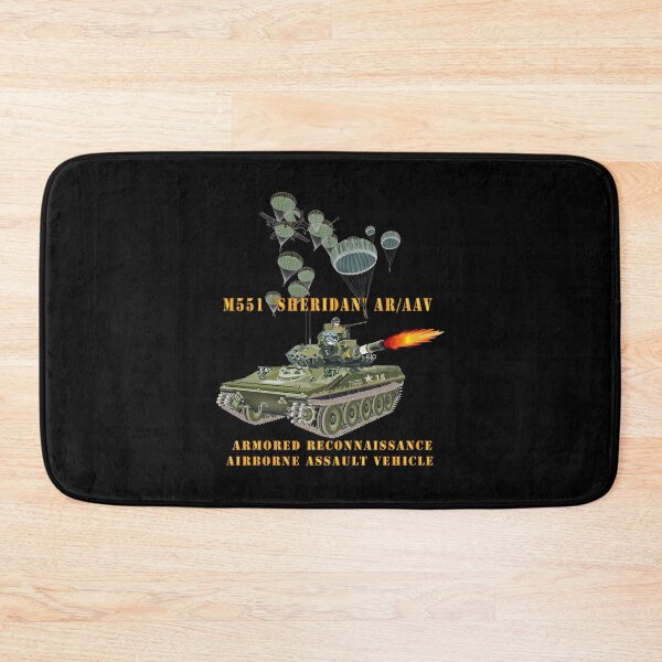 Item preview, M551 Sheridan - Firing - ARV-AAV w Paratroopers designed and sold by Military Insignia Products.