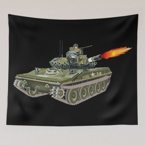 Item preview, M551 Sheridan - Firing wo Txt designed and sold by Military Insignia Products.