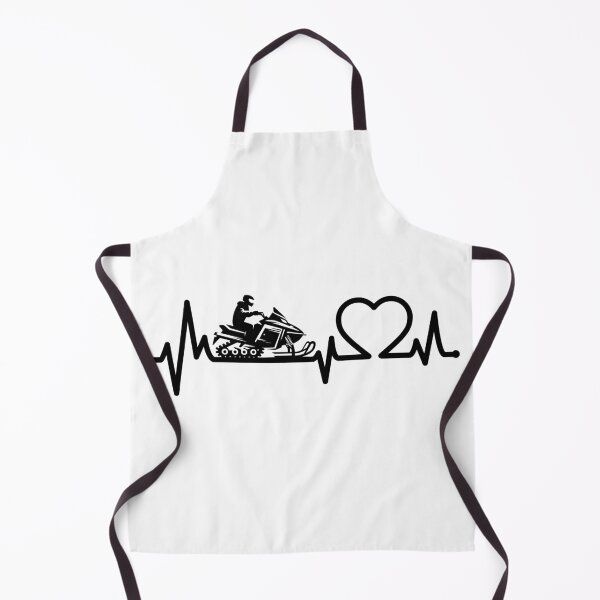 Item preview, Snowmobile Heartbeat Graphic Snow Sports Fans designed and sold by TheWizArt.