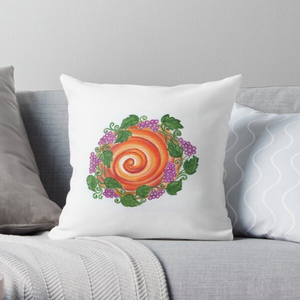 Fall Harvest Throw Pillow