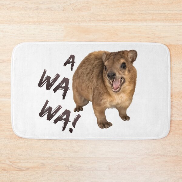 Item preview, Awawa! Angry Screaming Hyrax Meme - Cute & Funny designed and sold by Jakkuri.
