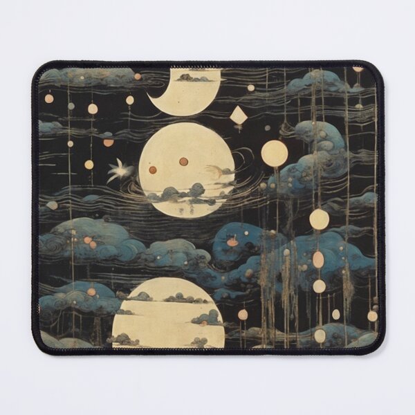 Item preview, Japanese-inspired Moon Spirit Art designed and sold by NickWhittleArt.
