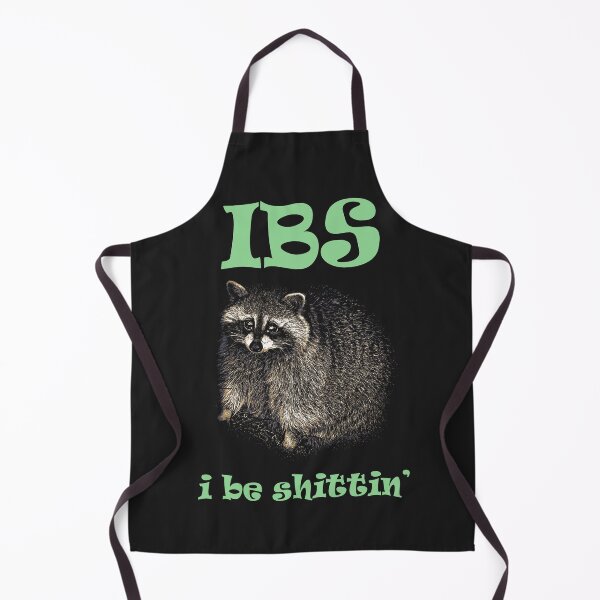 Item preview, IBS I Be Sh*ttin' - Funny Raccoon Meme designed and sold by DragonScar.