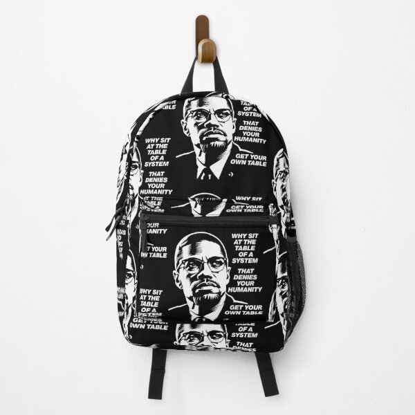 Item preview, Why Sit At The Table Of A System That Denies Your Humanity Malcolm Quote designed and sold by Alpha Brolic.