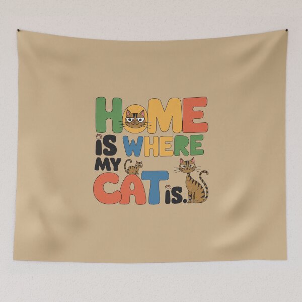 Item preview, Home Is Where My Cat Is designed and sold by Peter Stawicki.