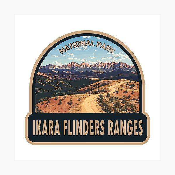 Item preview, Ikara Flinders Ranges National Park Australia Travel Art designed and sold by KrisSidDesigns.