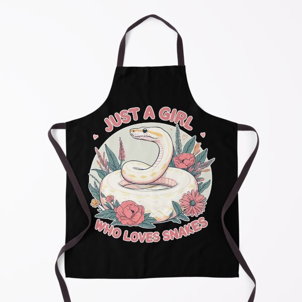 Item preview, Just A Girl Who Loves Snakes Python Floral designed and sold by TomFrontierArt.
