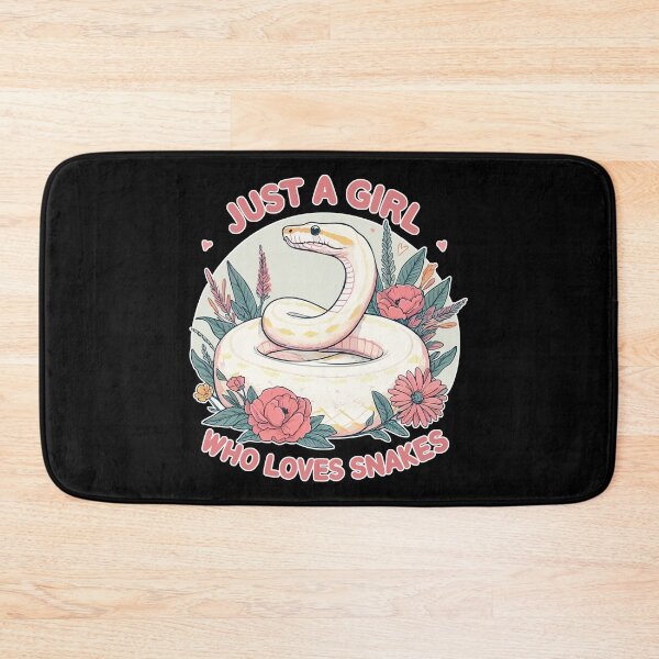 Item preview, Just A Girl Who Loves Snakes Python Floral designed and sold by TomFrontierArt.