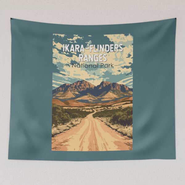 Item preview, Ikara Flinders Ranges National Park Australia Travel Art Vintage designed and sold by KrisSidDesigns.