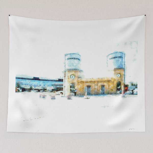 Item preview, View Pescara station from old station designed and sold by Giuseppe Cocco.