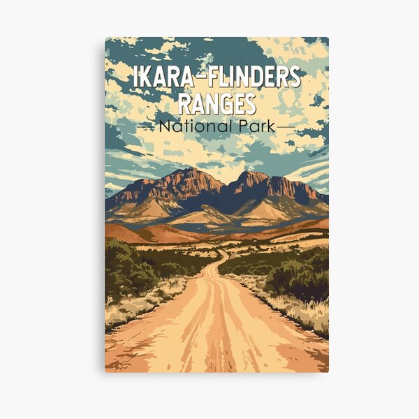 Item preview, Ikara Flinders Ranges National Park Australia Travel Art Vintage designed and sold by KrisSidDesigns.