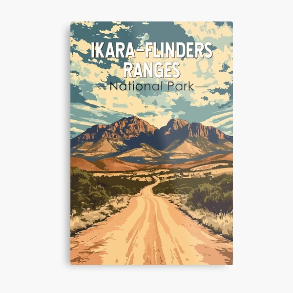 Item preview, Ikara Flinders Ranges National Park Australia Travel Art Vintage designed and sold by KrisSidDesigns.