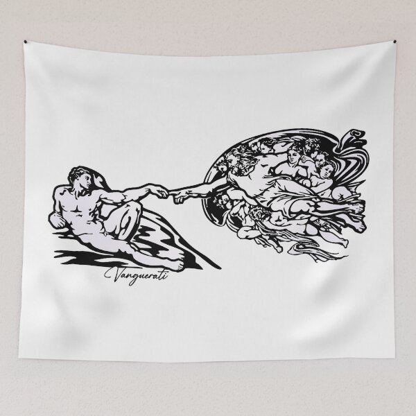 Item preview, The Black Creation of Adam by Vanguerati designed and sold by Vanguerati.