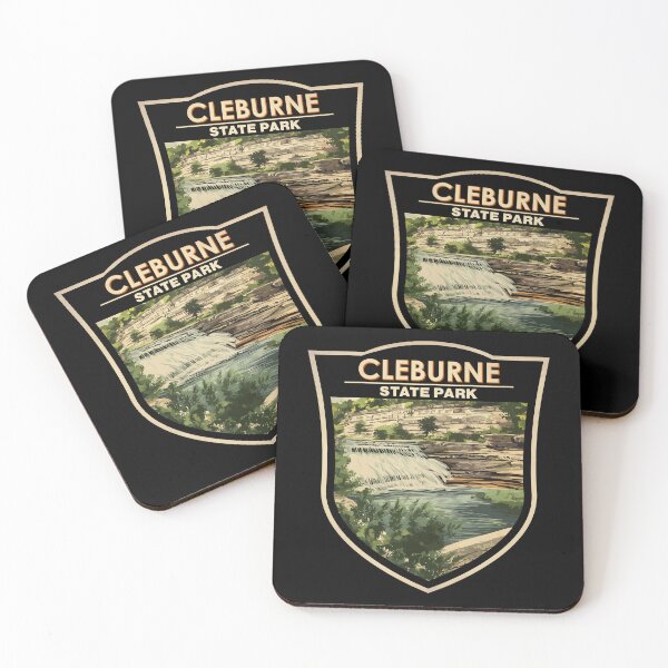 Item preview, Cleburne State Park Texas Illustration Travel Art Badge designed and sold by KrisSidDesigns.