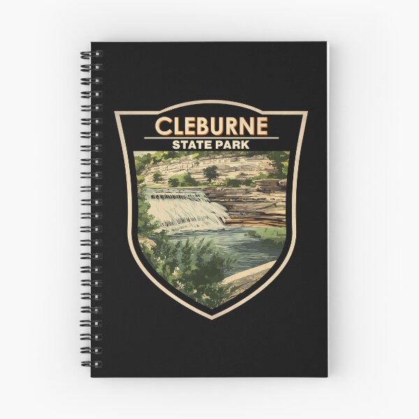 Item preview, Cleburne State Park Texas Illustration Travel Art Badge designed and sold by KrisSidDesigns.