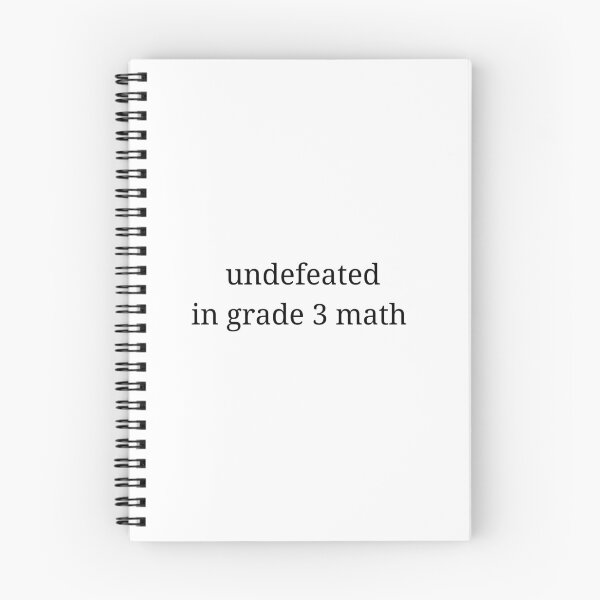 Item preview, undefeated in grade 3 math designed and sold by 3005Garments.