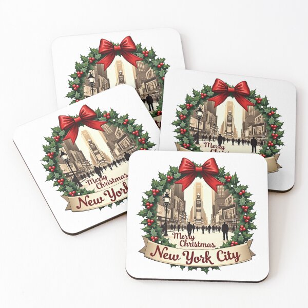 Item preview, New York City Christmas, Retro designed and sold by positiveimages.